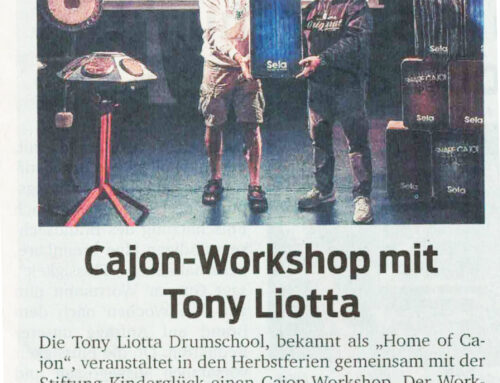 Cajon Workshop mit Tony Liotta