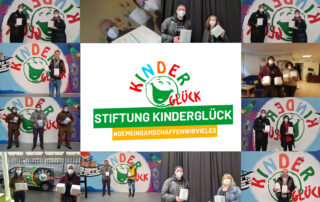 Stiftung Kinderglück verteilt FFP2 Masken
